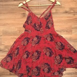 Urban outfitters crisscross back straps dress